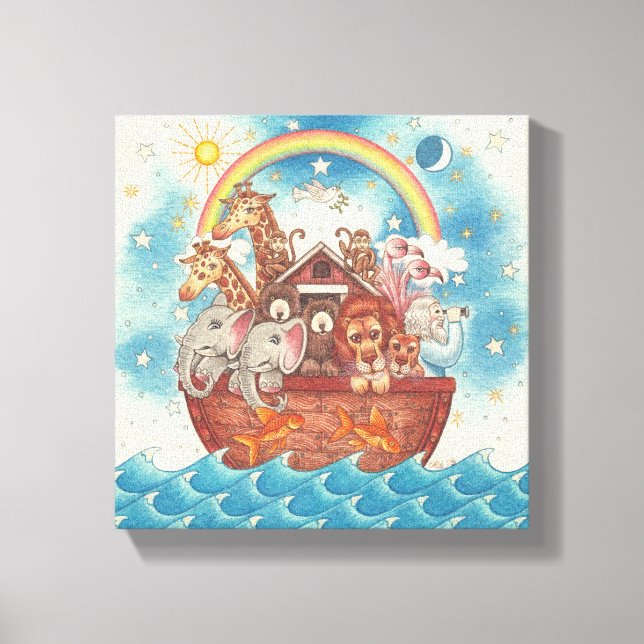 Noah's Ark ~ Galerie Wrapped Canvas Leinwanddruck (Vorderseite)