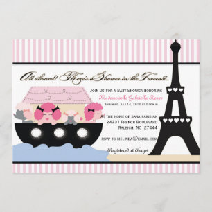 Noahs Ark geht nach Paris Einladung für Mädchen