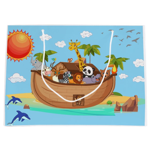 Noah's Ark Große Geschenktüte (Vorderseite)