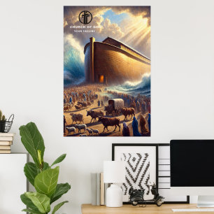 Noah's Ark Hanging Paper Poster