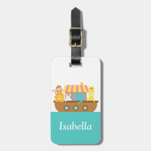 Noah's Ark, Niedliche Tiere, für Kinder Gepäckanhänger