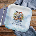 Noah's Ark Niedlicher Tiere Blue Boy Baby Shower Pappteller<br><div class="desc">Herzlich willkommen in unserer Kollektion "Noah's Ark Niedlicher Tiere Blue Boy Baby Shower", in der Charme und Launen in allen Details zu spüren sind. Inspiriert durch die zeitlose Geschichte von Noahs Arche, erweckt diese Sammlung die Unschuld und Freude, ein neues Freudenbündel in die Welt zu begrüßen. Stellen Sie sich bezaubernde...</div>