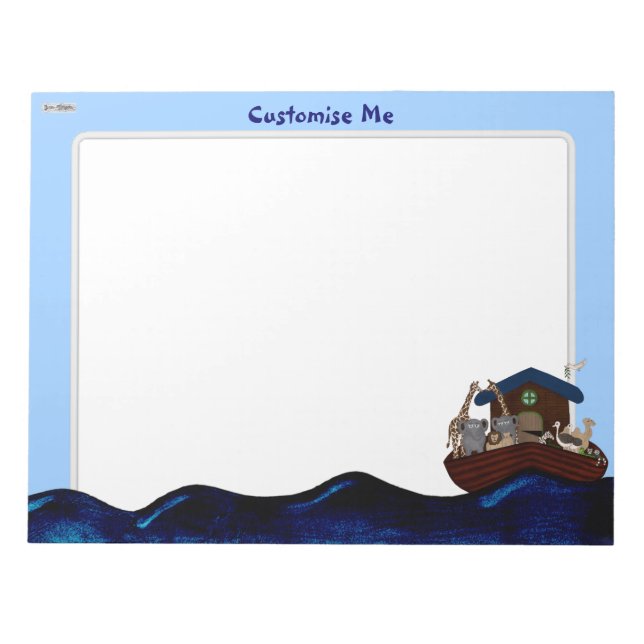 Noah's Ark Notizblock (Vorderseite)