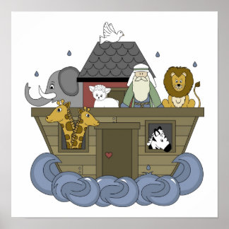 Noahs Ark Poster bis 23x23