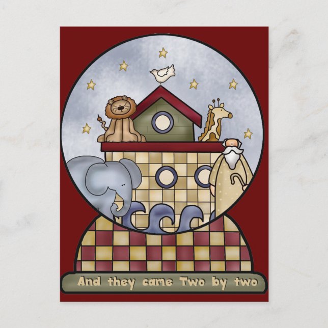 Noah's Ark Postkarte (Vorderseite)