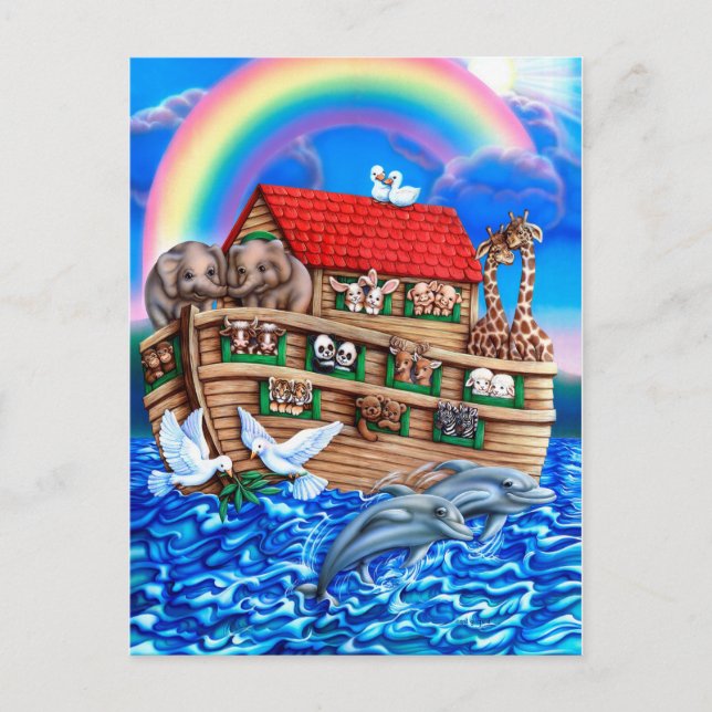 Noah's Ark Postkarte (Vorderseite)
