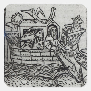 Noah's Ark Quadratischer Aufkleber