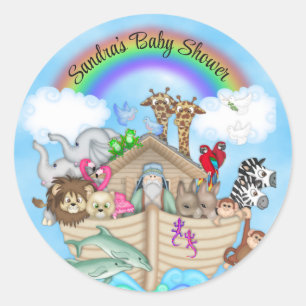 Noah's Ark Rainbow Personalisiert Stickers