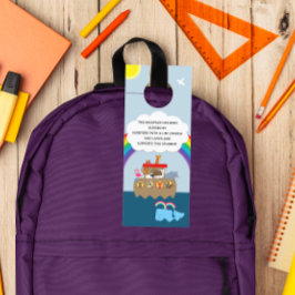 Noahs Ark Segen der Backpacks Church Türanhänger