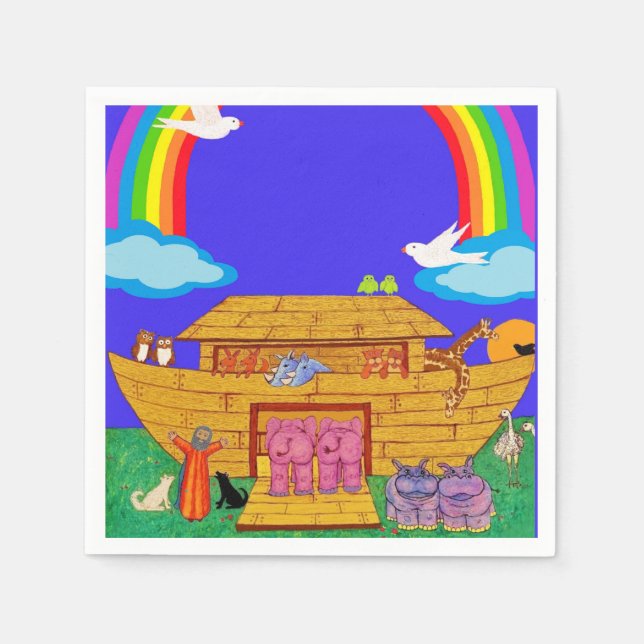 Noah's Ark Serviette (Vorderseite)
