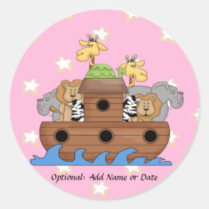 Noah's Ark Stickers für Einladungen