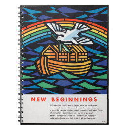 Noah's Ark Unedited Vintage Fotos Alte Ästhetik P Notizblock