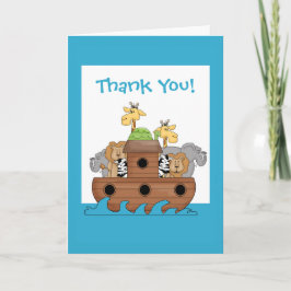 Noah's Ark Vielen Dank Note Card Dankeskarte