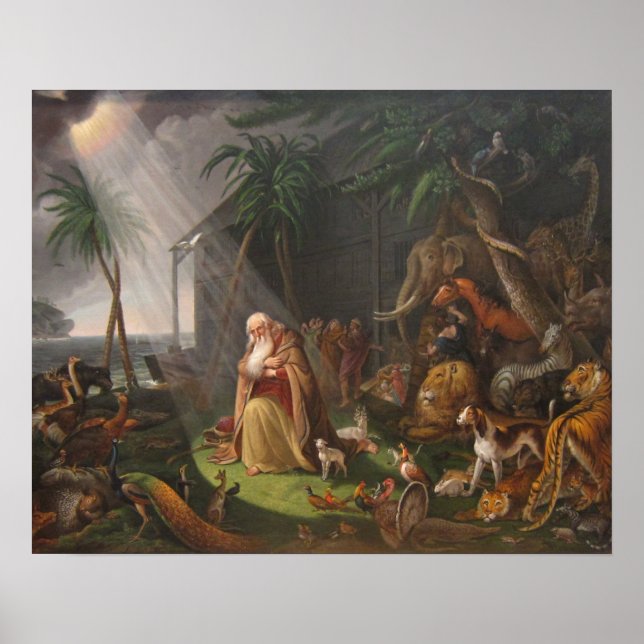 Noah's Ark von Charles Wilson Peale - Circa 1819 Poster (Vorne)