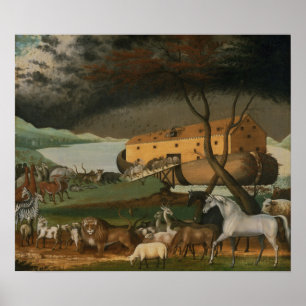 Noah's Ark von Edward Hicks ~ Circa 1846 Poster
