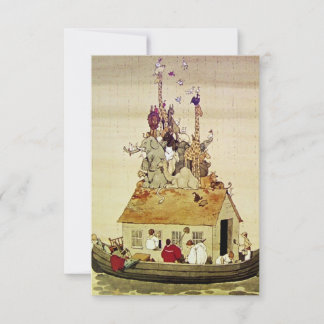 "Noah's Ark" von W. Heath Robinson Dankeskarte