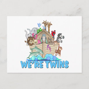 Noah's Ark Wir sind Twins Postkarte