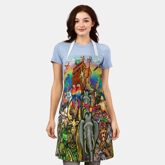 Noahs arke Schürze (Getragen)