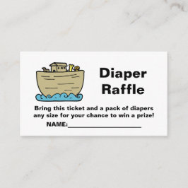 Noah's Art Niedlich Baby Duschdusche Windelwanne Begleitkarte