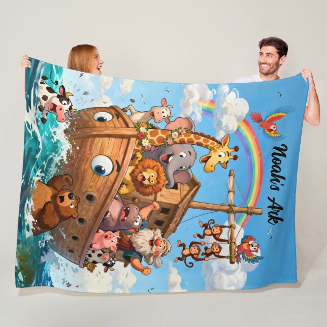 Noahs großes Ark-Abenteuer  Fleecedecke (Beispiel)