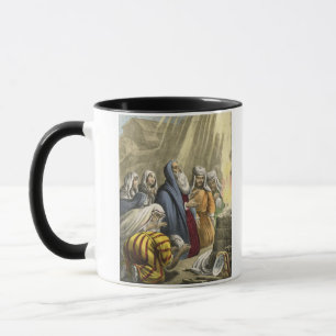 Noahs Opfer auf dem Verlassen der Arche, von einer Tasse