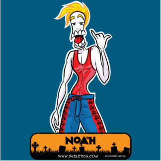 Noahs Skulptur - Skekletica.com - webcomic Fotoskulptur Magnet