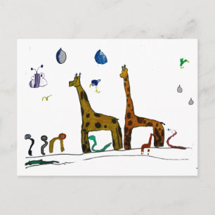 Noahs Tiere Postkarte