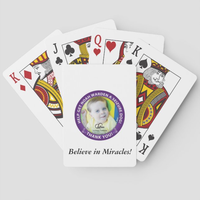 Noahs Wunder, wenn er Karten spielt Spielkarten (Rückseite)