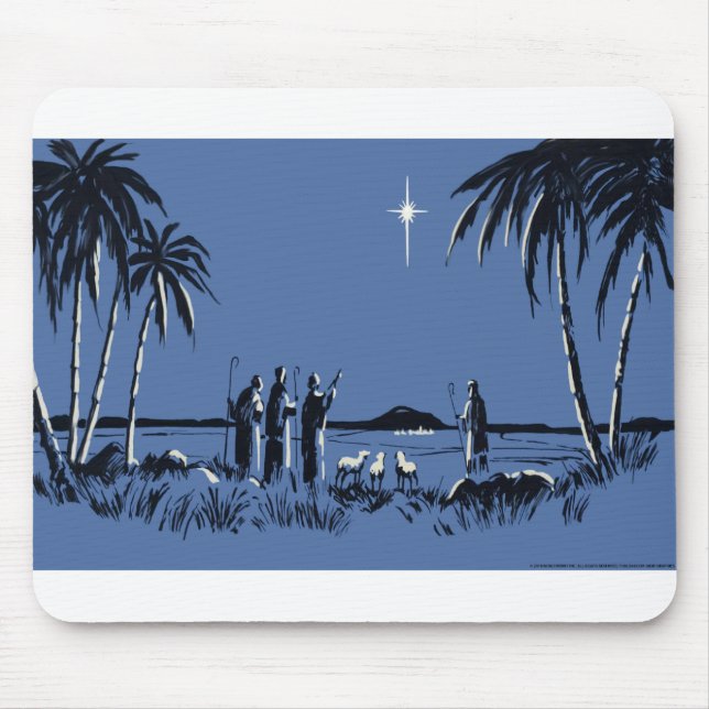 NOB160 Geburt Christi 2.tif Mousepad (Vorne)