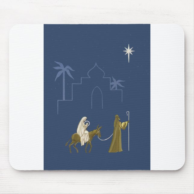 NOB161 Mary und Joseph.tif Mousepad (Vorne)