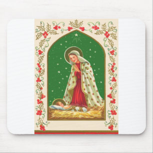 NOB165 Mary und Baby Jesus.tif Mousepad
