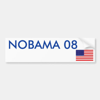 NOBAMA 08 AUTOAUFKLEBER