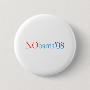 NOBAMA '08 - Maßgeschneidert Button