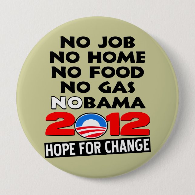 NoBAMA 2012 Button (Vorderseite)