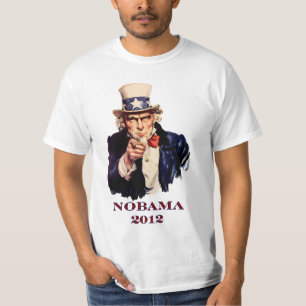 NOBAMA 2012 "Uncle Sam " T-Shirt