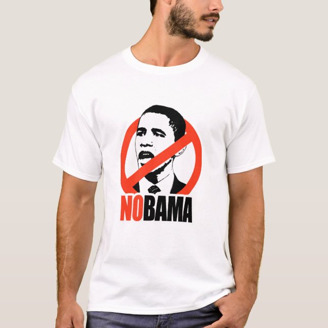 NOBAMA/ANTI-OBAMA T - SHIRT (Vorderseite)