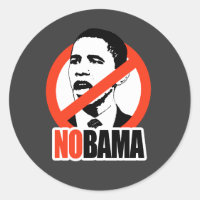 NOBAMA/ANTI-OBAMA-T - SHIRT