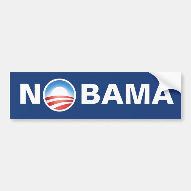 NObama Autoaufkleber (Vorne)