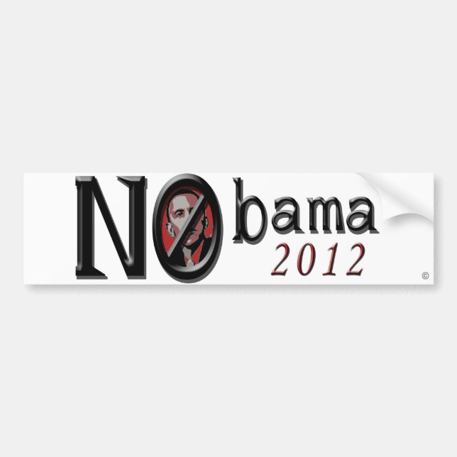 Nobama Autoaufkleber 2012 (Vorne)