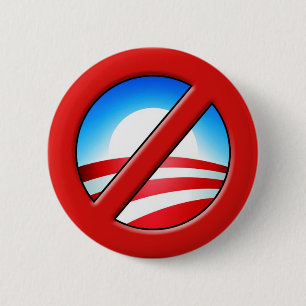 NOBAMA kein Obama Anti-Obama Button