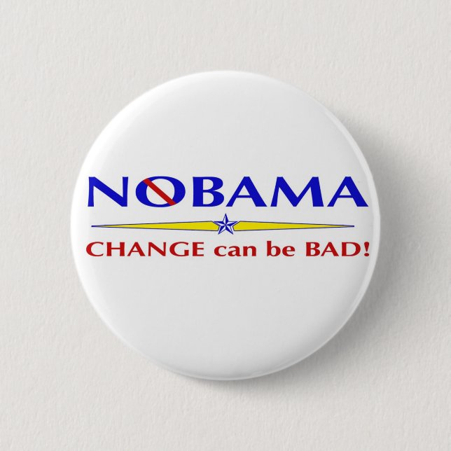 NOBAMA Knopf Button (Vorderseite)