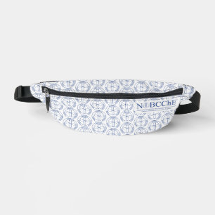 NOBCChE Blaues Siegel-Muster Bauchtasche
