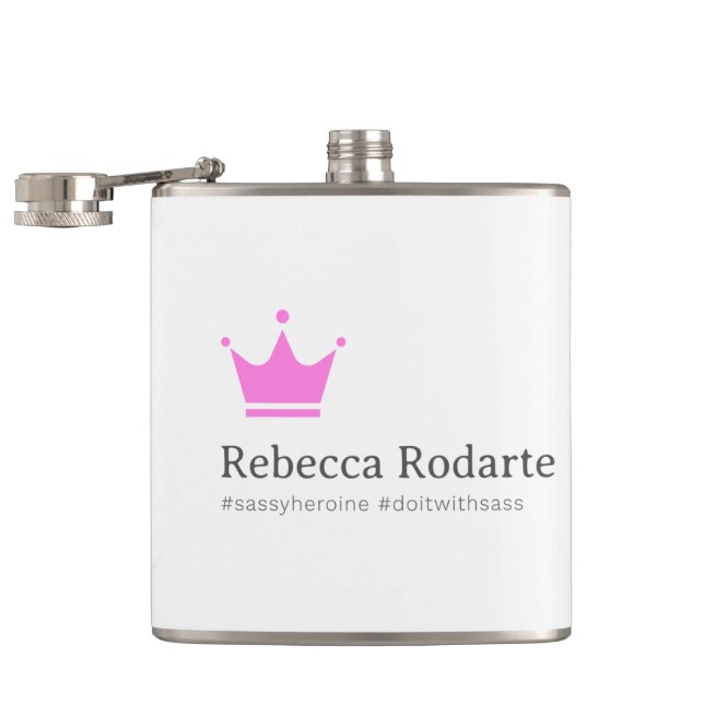 Nobel + Freche Rebecca-Flasche Flachmann (Geöffnet)