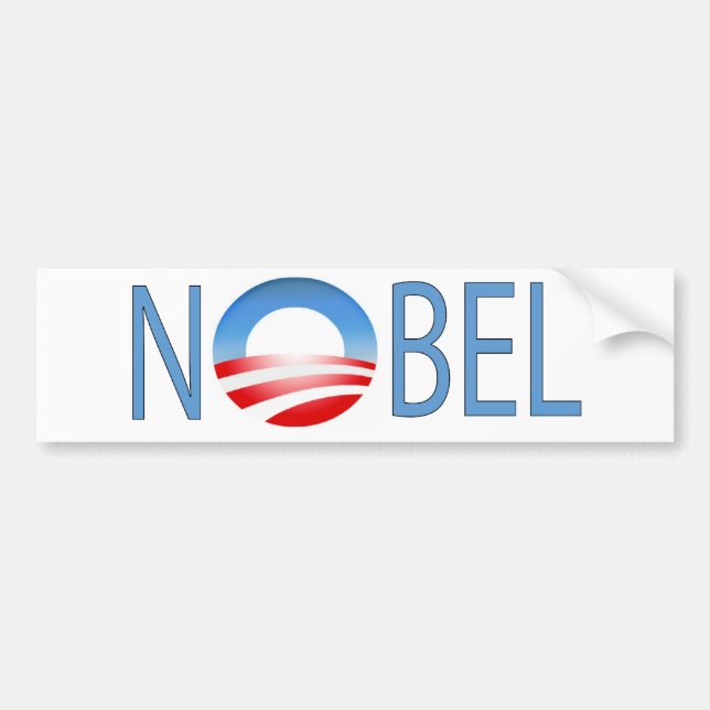 NOBEL OBAMA AUTOAUFKLEBER (Vorne)