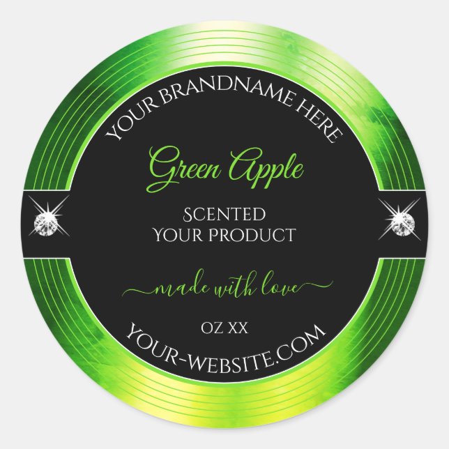 Nobelblütenschmuck - Umweltzeichen Runder Aufkleber (Vorderseite)