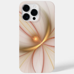 Nobelkupfer und Gold Abstrakt Moderne Fraktal Kuns Case-Mate iPhone 14 Pro Max Hülle