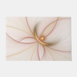 Nobelkupfer und Gold Abstrakt Moderne Fraktal Kuns Fußmatte