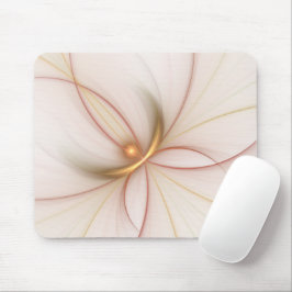 Nobelkupfer und Gold Abstrakt Moderne Fraktal Kuns Mousepad