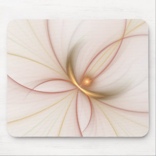 Nobelkupfer und Gold Abstrakt Moderne Fraktal Kuns Mousepad