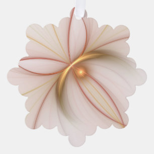 Nobelkupfer und Gold Abstrakt Moderne Fraktal Kuns Ornament Karte